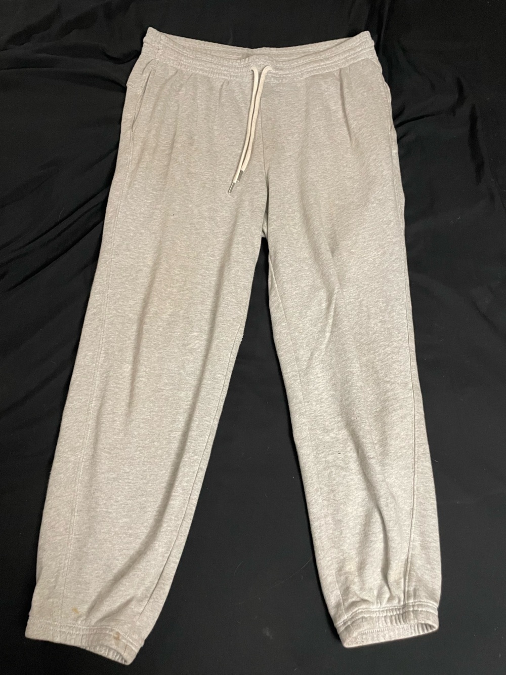 aerie Light Gray Sweatpants with Drawstring Waist